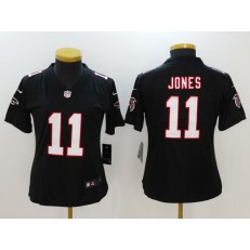 Women Nike Atlanta Falcons #11 Julio Jones Black Alternate Stitched NFL Elite Jersey