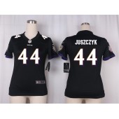 Women Nike Baltimore Ravens #44 Kyle Juszczyk Game Black Alternate NFL Jersey