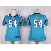 Women Nike Carolina Panthers #54 Shaq Thompson Game Blue Alternate NFL Jersey