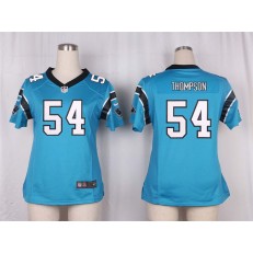 Women Nike Carolina Panthers #54 Shaq Thompson Game Blue Alternate NFL Jersey