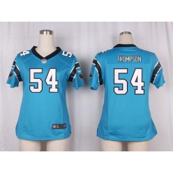 Women Nike Carolina Panthers #54 Shaq Thompson Game Blue Alternate NFL Jersey