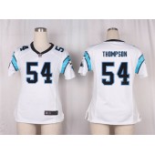 Women Nike Carolina Panthers #54 Shaq Thompson Game White NFL Jersey