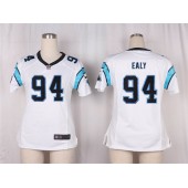Women Nike Carolina Panthers #94 Kony Ealy Game White NFL Jersey