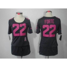 Women Nike Chicago Bears #22 Matt Forte Breast Cancer Awareness Gray Jersey