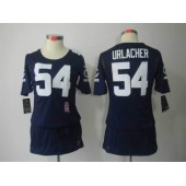 Women Nike Chicago Bears #54 Brian Urlacher Breast Cancer Awareness Navy Blue Jersey
