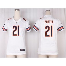 Women Nike Chicago Bears #21 Tracy Porter Game White NFL Jersey