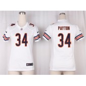 Women Nike Chicago Bears #34 Walter Payton Game White NFL Jersey