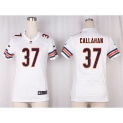 Women Nike Chicago Bears #37 Bryce Callahan Game White NFL Jersey