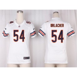Women Nike Chicago Bears #54 Brian Urlacher Game White NFL Jersey