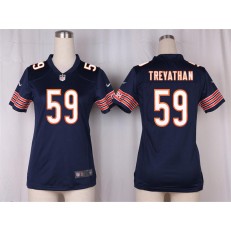 Women Nike Chicago Bears #59 Danny Trevathan Game Navy Blue Team Color NFL Jersey