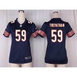 Women Nike Chicago Bears #59 Danny Trevathan Game Navy Blue Team Color NFL Jersey