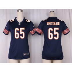 Women Nike Chicago Bears #65 Cody Whitehair Game Navy Blue Team Color NFL Jersey
