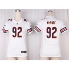 Women Nike Chicago Bears #92 Pernell McPhee Game White NFL Jersey