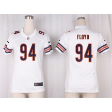 Women Nike Chicago Bears #94 Leonard Floyd Game White NFL Jersey