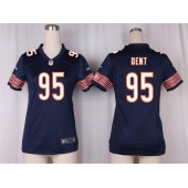 Women Nike Chicago Bears #95 Richard Dent Game Navy Blue Team Color NFL Jersey