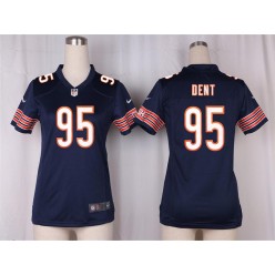 Women Nike Chicago Bears #95 Richard Dent Game Navy Blue Team Color NFL Jersey
