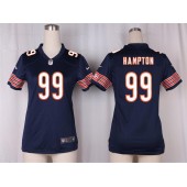 Women Nike Chicago Bears #99 Dan Hampton Game Navy Blue Team Color NFL Jersey