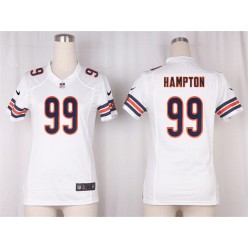 Women Nike Chicago Bears #99 Dan Hampton Game White NFL Jersey