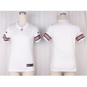 Women Nike Chicago Bears Blank Game White NFL Jersey