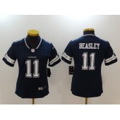 Women Nike Dallas Cowboys #11 Cole Beasley Navy Vapor Untouchable Women Limited Jersey