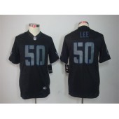 Women Nike Dallas Cowboys #50 Sean Lee Black Impact Embroidered NFL Limited Jersey