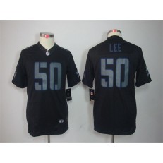 Women Nike Dallas Cowboys #50 Sean Lee Black Impact Embroidered NFL Limited Jersey