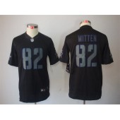 Women Nike Dallas Cowboys #82 Jason Witten Black Impact Embroidered NFL Limited Jersey