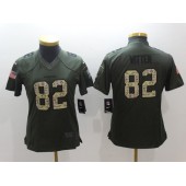 Women Nike Dallas Cowboys #82 Jason Witten Green Salute to Service Limited NFL Jersey