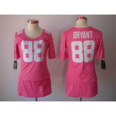 Women Nike Dallas Cowboys #88 Dez Bryant Breast Cancer Awareness Pink NFL Jersey