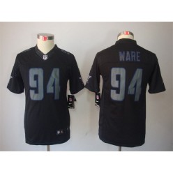 Women Nike Dallas Cowboys #94 Randy Gregory Black Impact Embroidered NFL Limited Jersey