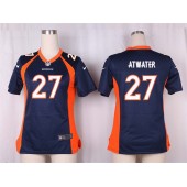 Women Nike Denver Broncos #27 Steve Atwater Game Navy Blue Alternate NFL Jersey