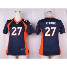 Women Nike Denver Broncos #27 Steve Atwater Game Navy Blue Alternate NFL Jersey