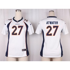 Women Nike Denver Broncos #27 Steve Atwater Game White NFL Jersey