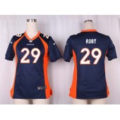 Women Nike Denver Broncos #29 Bradley Roby Game Navy Blue Alternate NFL Jersey