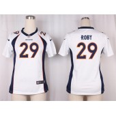 Women Nike Denver Broncos #29 Bradley Roby Game White NFL Jersey
