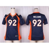 Women Nike Denver Broncos #92 Sylvester Williams Game Navy Blue Alternate NFL Jersey