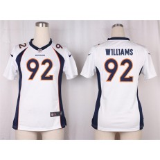 Women Nike Denver Broncos #92 Sylvester Williams Game White NFL Jersey