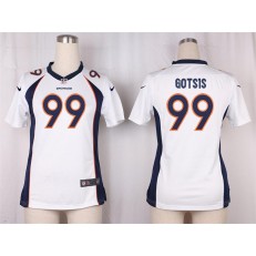 Women Nike Denver Broncos #99 Adam Gotsis Game White NFL Jersey