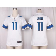 Women Nike Detroit Lions #11 Marvin Jones Jr Game White NFL Jersey