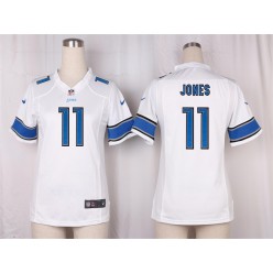 Women Nike Detroit Lions #11 Marvin Jones Jr Game White NFL Jersey