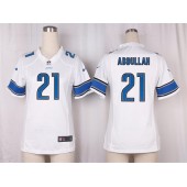 Women Nike Detroit Lions #21 Ameer Abdullah Game White NFL Jersey
