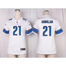 Women Nike Detroit Lions #21 Ameer Abdullah Game White NFL Jersey