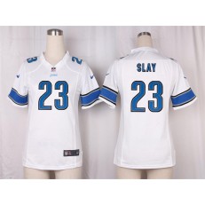 Women Nike Detroit Lions #23 Darius Slay Game White NFL Jersey