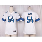 Women Nike Detroit Lions #54 DeAndre Levy Game White NFL Jersey