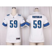 Women Nike Detroit Lions #59 Tahir Whitehead Game White NFL Jersey