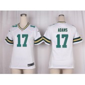 Women Nike Green Bay Packers #17 Davante Adams Game White NFL Jersey