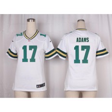 Women Nike Green Bay Packers #17 Davante Adams Game White NFL Jersey