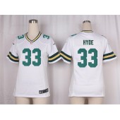Women Nike Green Bay Packers #33 Micah Hyde Game White NFL Jersey