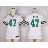 Women Nike Green Bay Packers #47 Jake Ryan Game White NFL Jersey