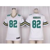 Women Nike Green Bay Packers #82 Richard Rodgers Game White NFL Jersey